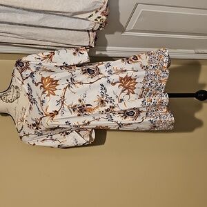 Elegant Floral Print Women's Blouse